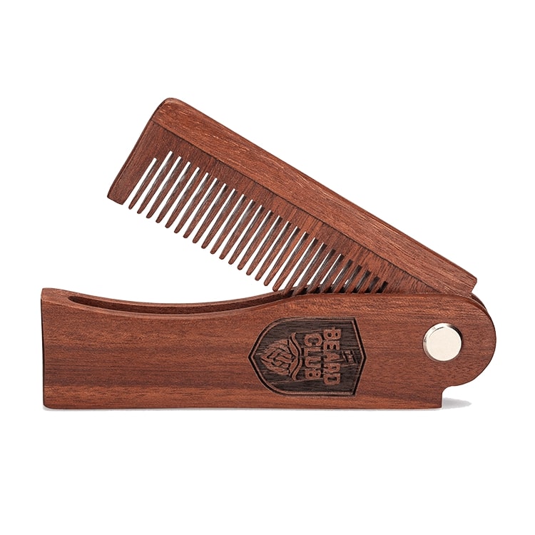 Beard Comb, Wooden Beard Comb